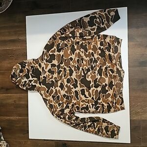 Drake old school camp zip hoodie